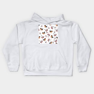 Bird Pattern Kids Hoodie